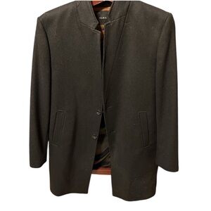 Zara wool dress jacket used once size XL